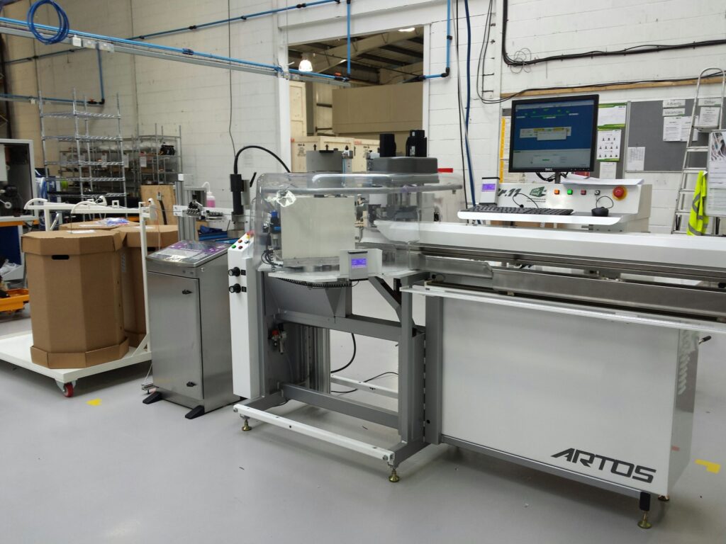 Artos CR-11 Fully Automatic, Double End Bootlace Ferrule Crimping Machine
