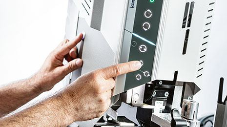 Innovative operation on crimp module during the setup process